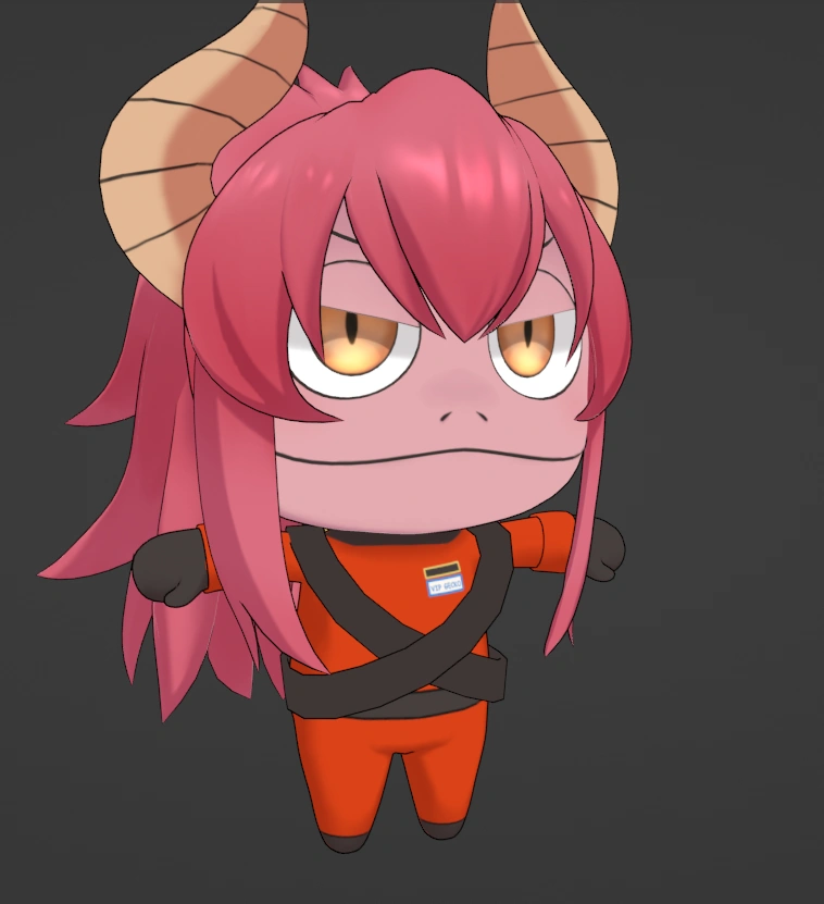 3D Model Chat Gecko Lethal.company, Model by Mao
