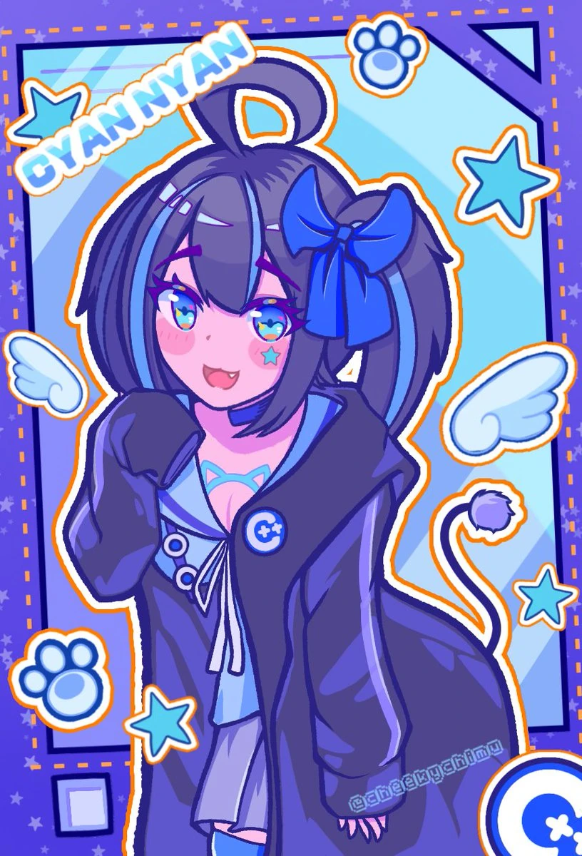Cyan by cheekychimu