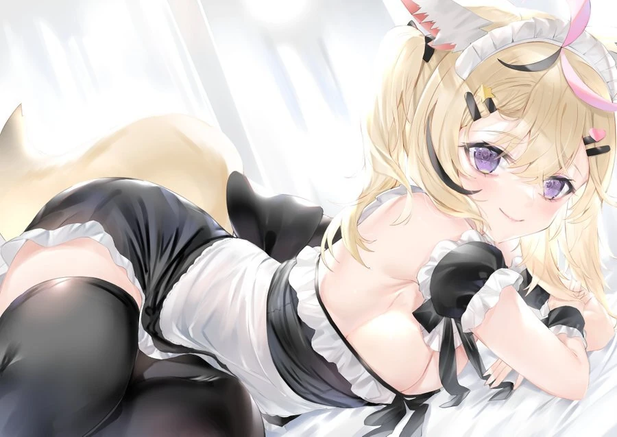 Polka in Maid Outfit<br>by Kou Mashiro