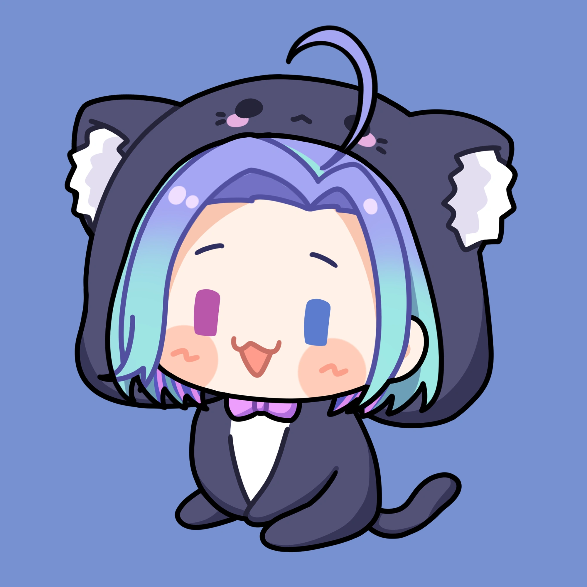 Airyln Cat Sit PNG