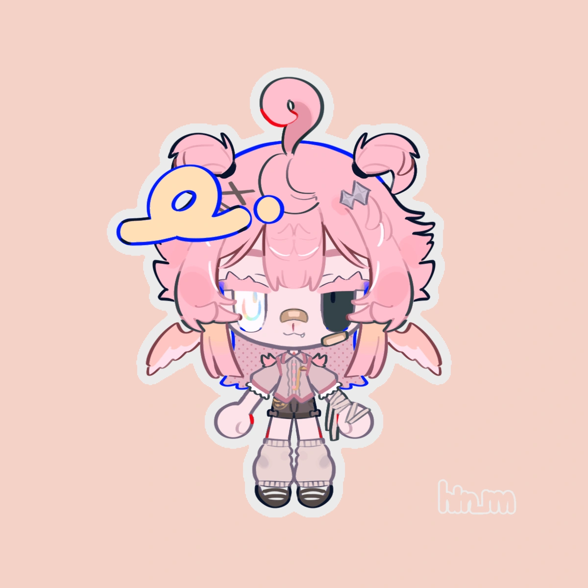 Chibi Skeb by @htnnm_2