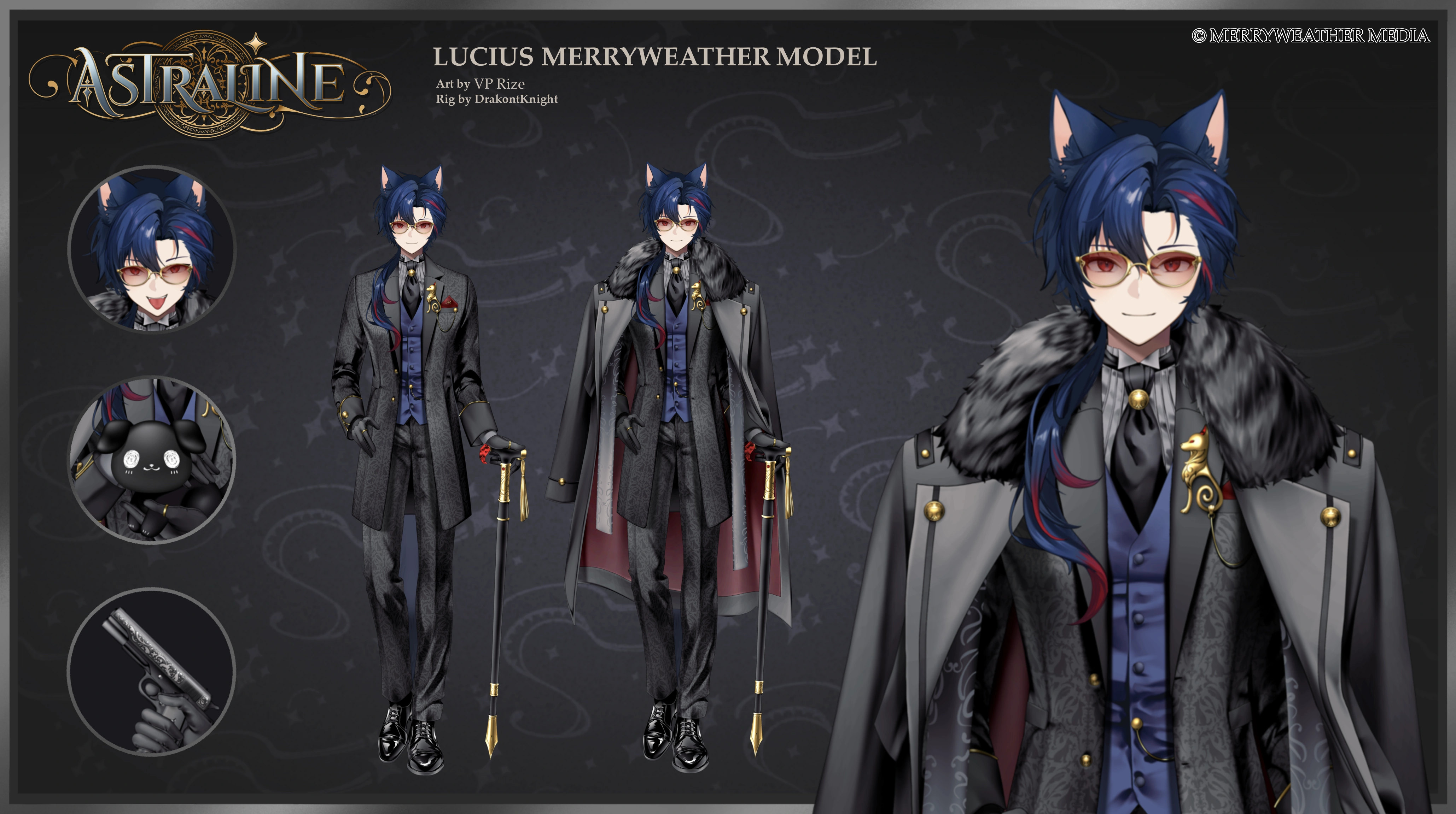 Reference sheet of Mafia Merry by [https://x.com/rizevp VP Rize]