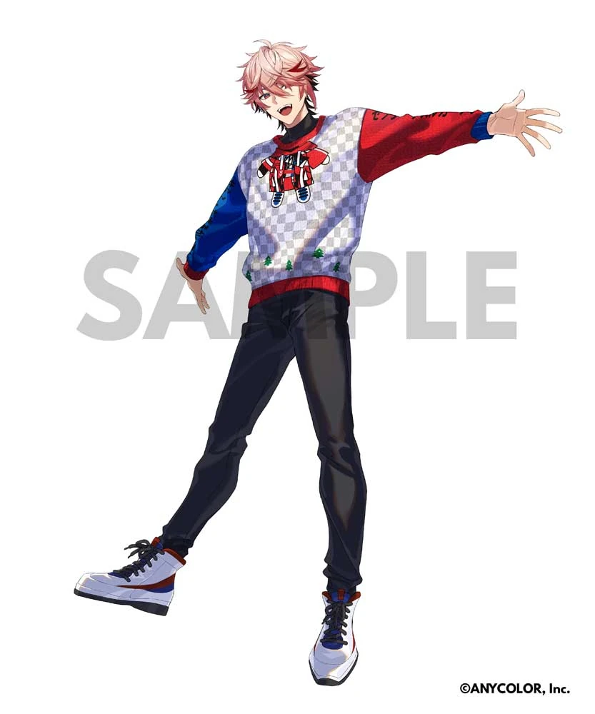NIJISANJI Christmas Wear ~KD Sweater Style~ Illustration by Sasane Xia