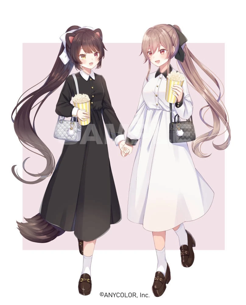 NIJISANJI Popcorn Illustration by Gomano Lio