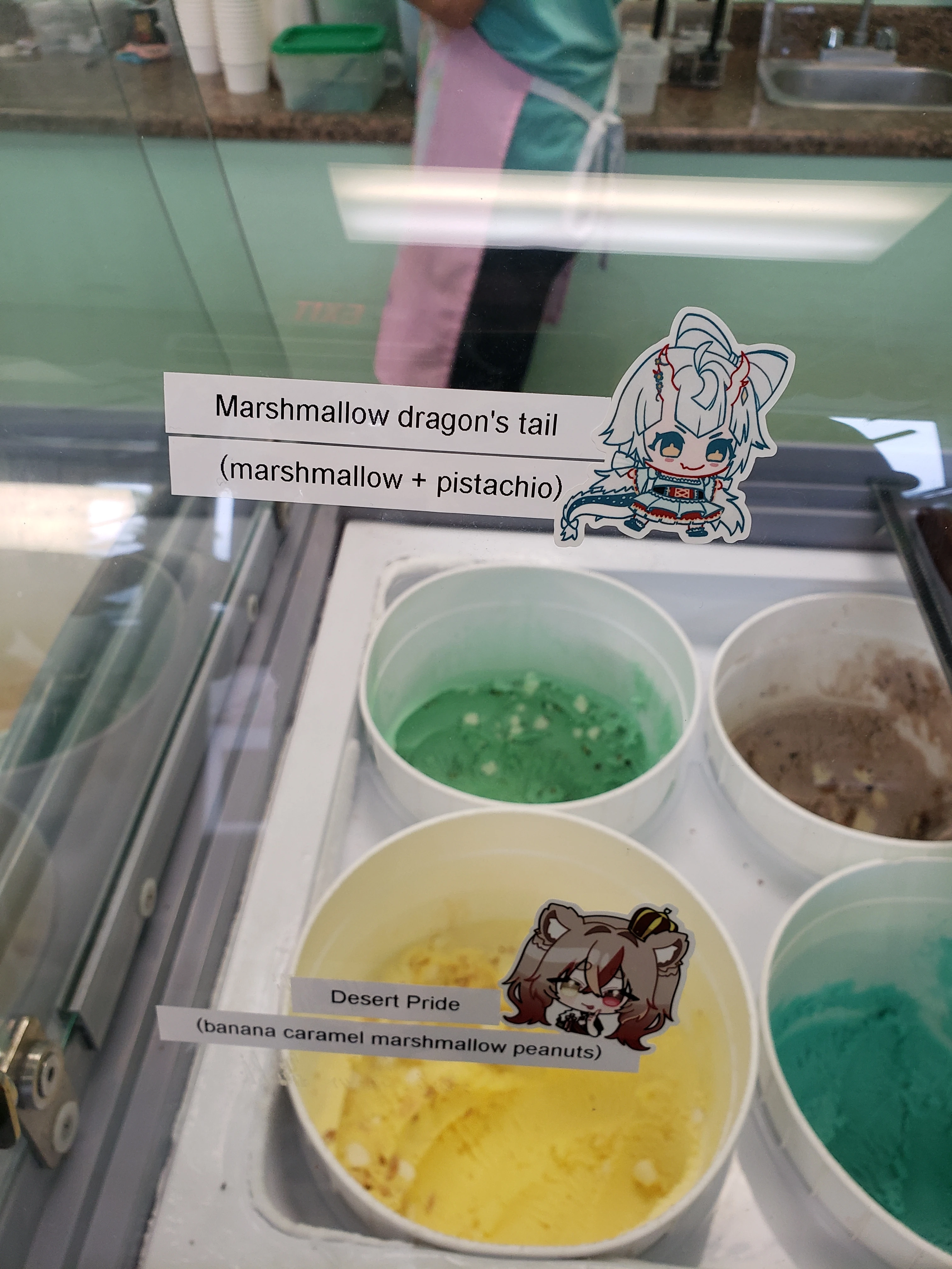 Zuzu's custom ice cream flavor