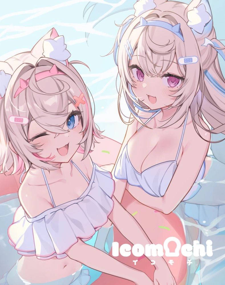 FUWAMOCO Summer 2024 Illustration by ICOMOCHI