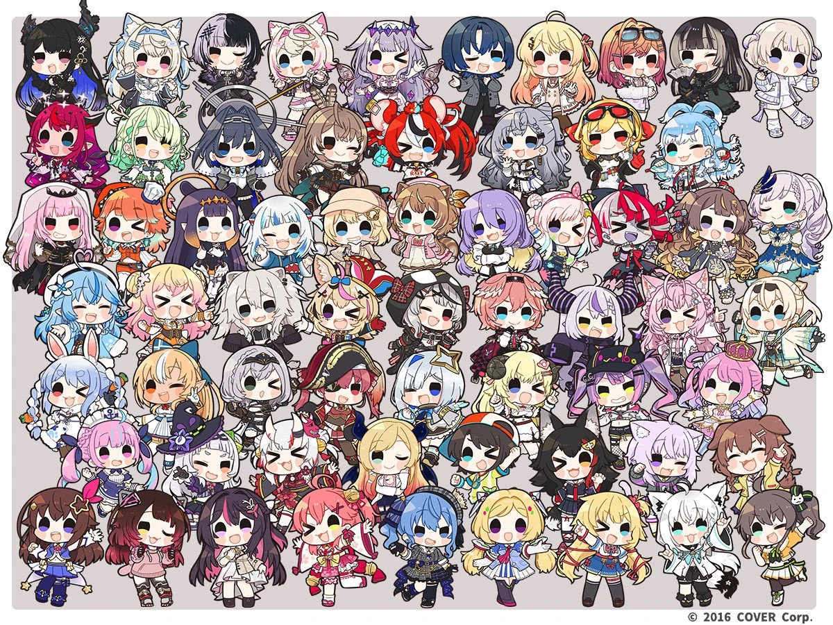 hololive CITY'24 SD Illustration<br>by Sameanko