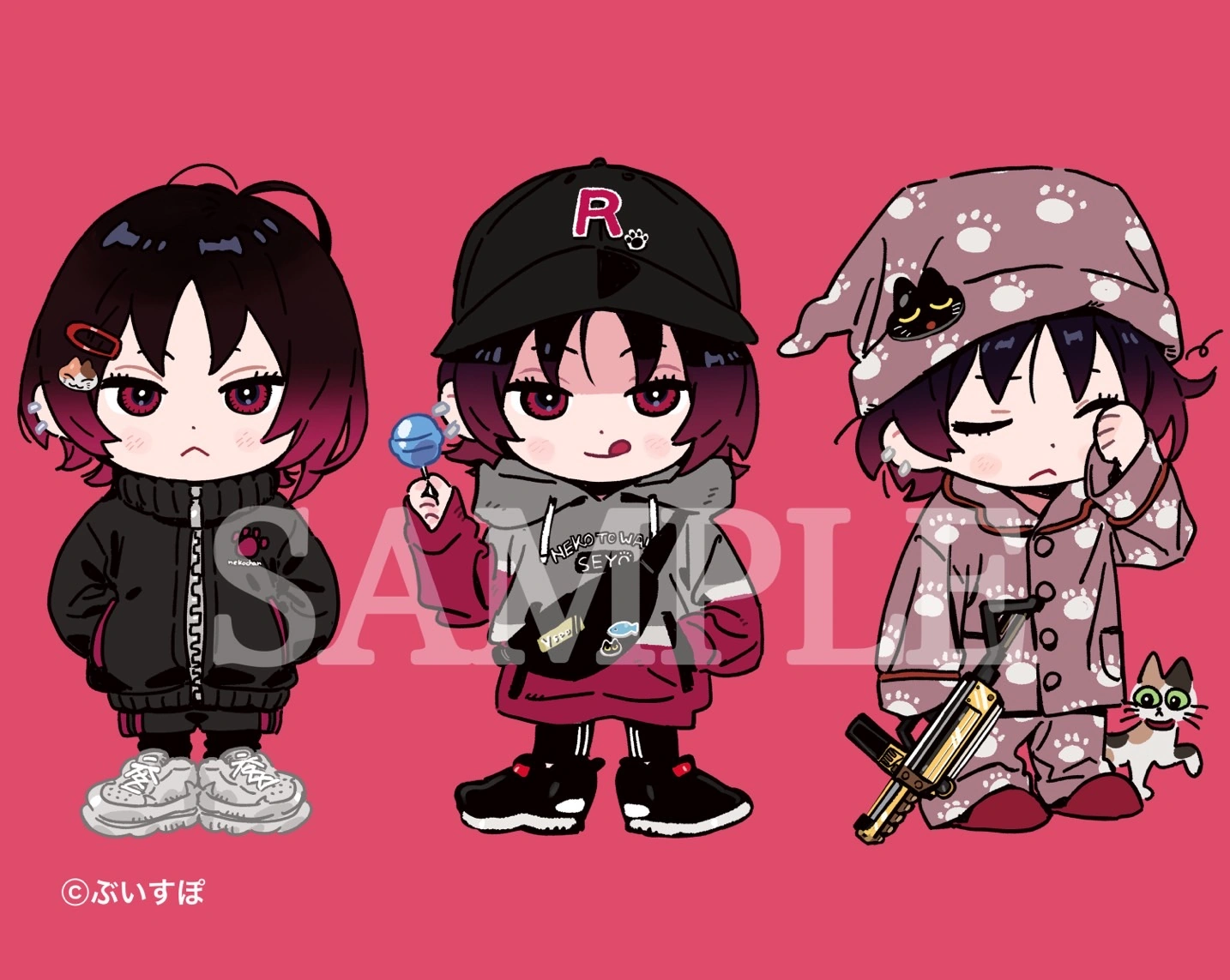 2023 Birthday Goods SD Illustrations by Shoji
