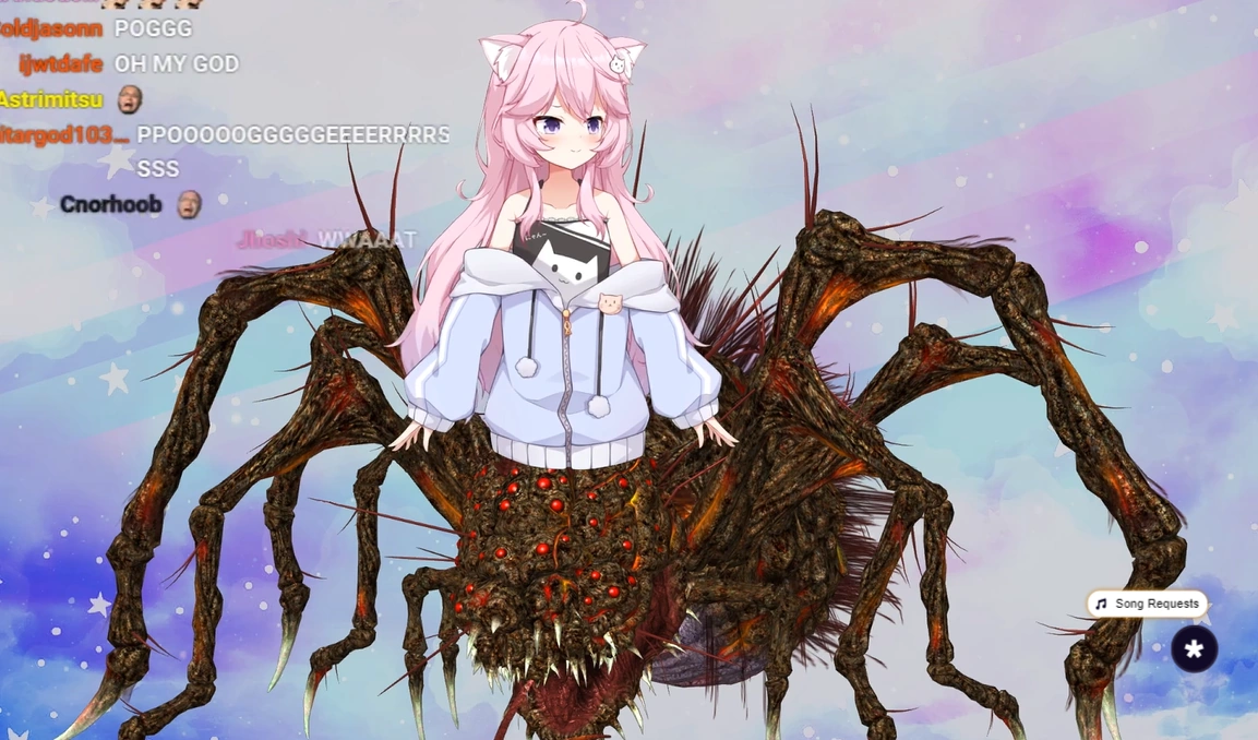 Nyanners "leg reveal"