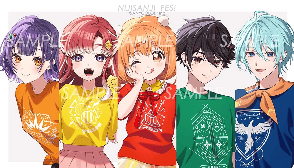 Speciale NijiFes 2025 Class Tshirt Closeup Illustration <br>by Dolustoy