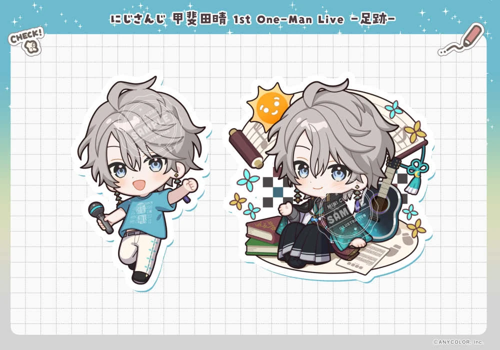 Kaida Haru 1st Live "Footprints" Chibi Illustration<br>by Kamiya