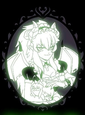 Portrait of Zentreya Pin Glows in the Dark by CalMoray