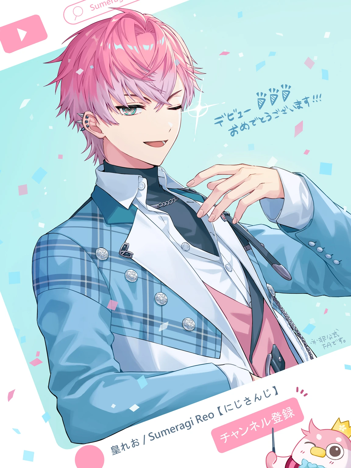 Debut Commemorative Illustration by TAKUMI