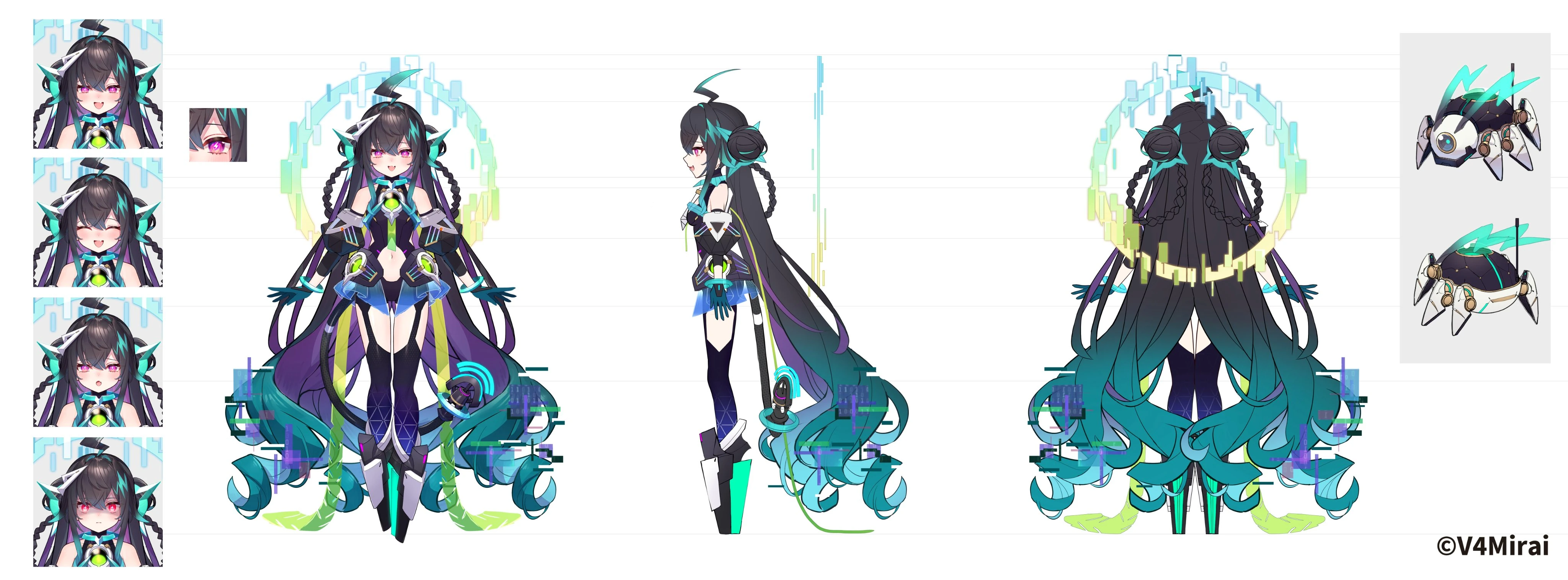 Terra 404's Reference sheet