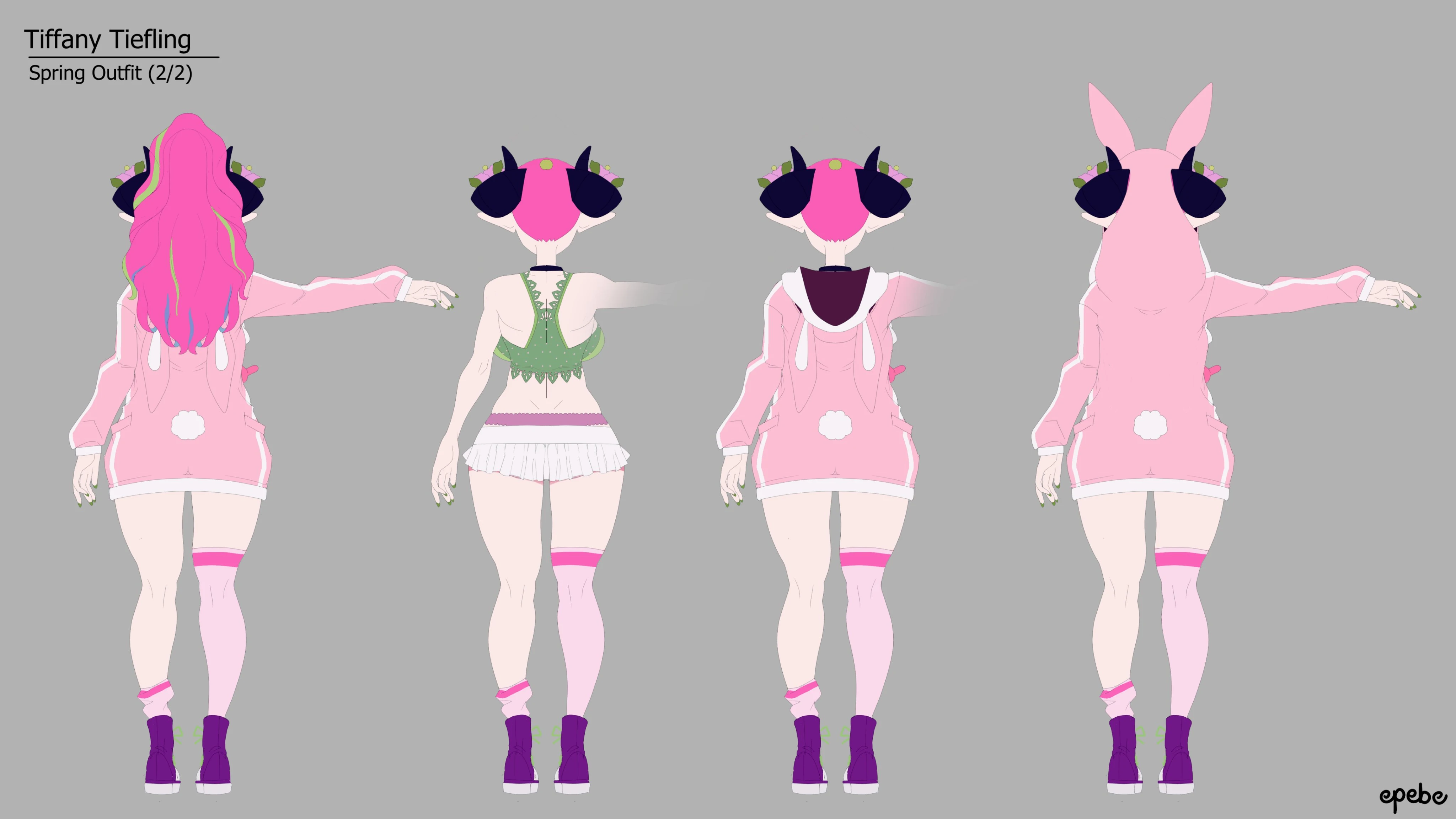 Spring outfit reference sheet<br>by epebe
