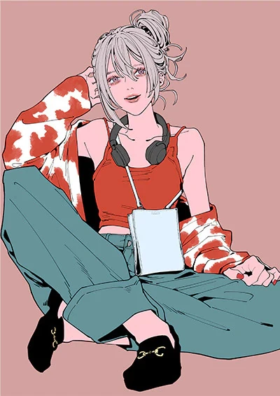 UN-DIMENSION Vol.1, Mini Shoulder Bag (white) Illustration by NAKAKI PANTZ