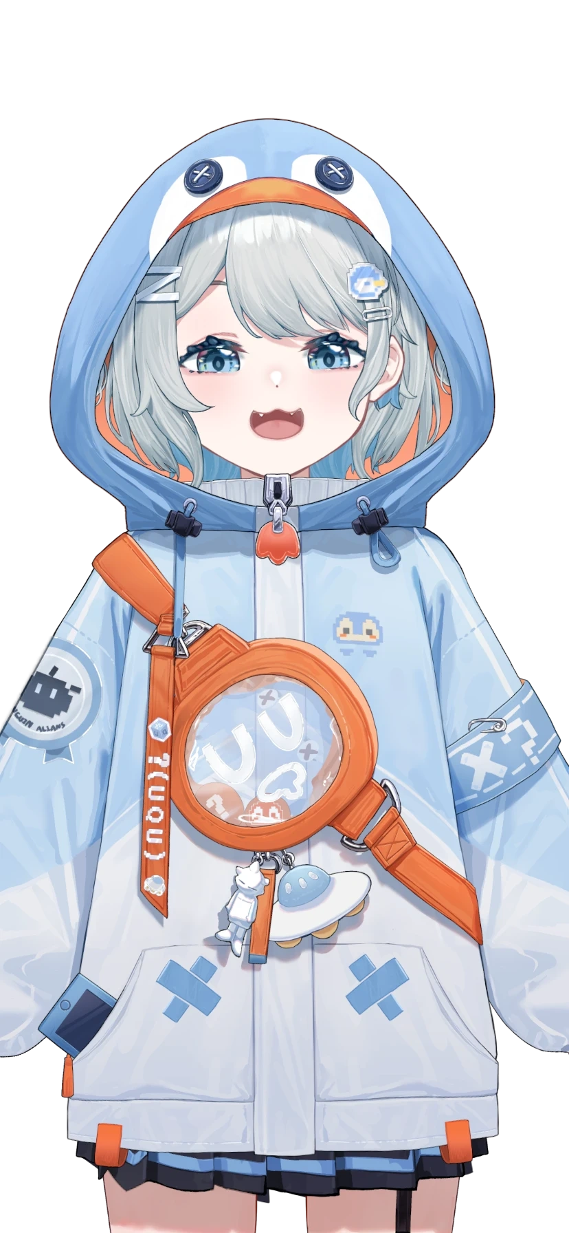 School Uniform With Penguin Hoodie