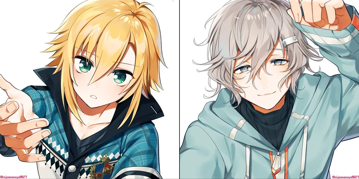 1st NIJI Men's Produce Project Illustration<br>by Ninahachi
