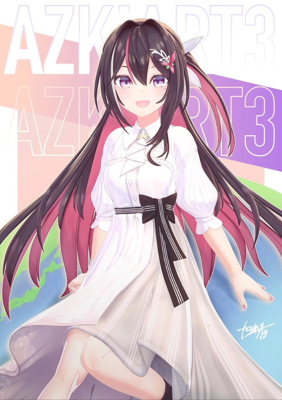 AZKiART3 Artbook Cover Illustration<br>by kasokuSato