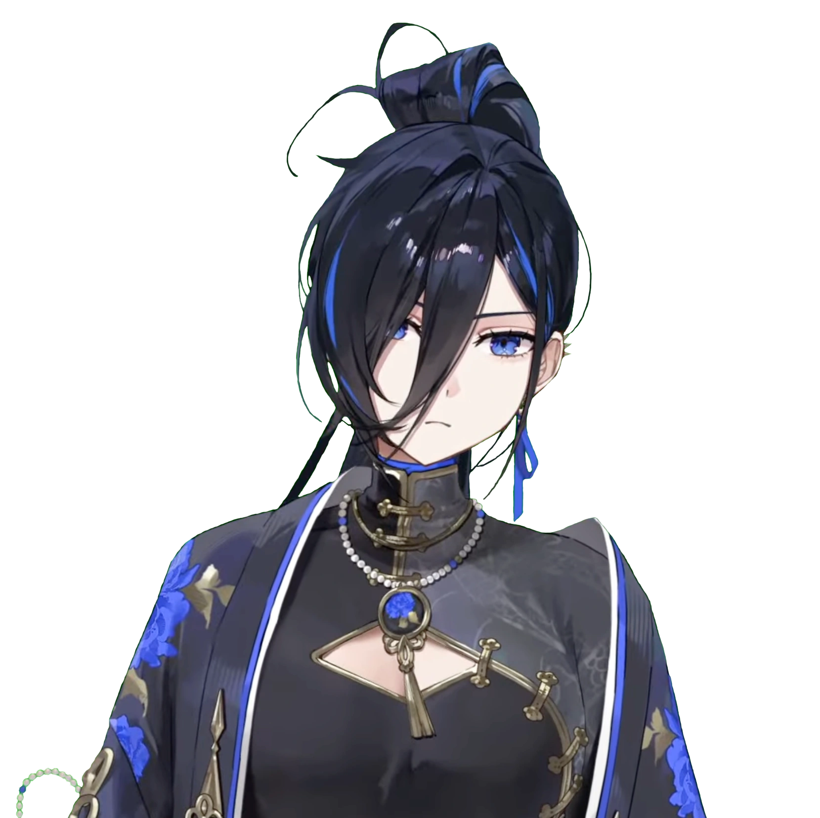 Outfit 2 Portrait with Long Hair