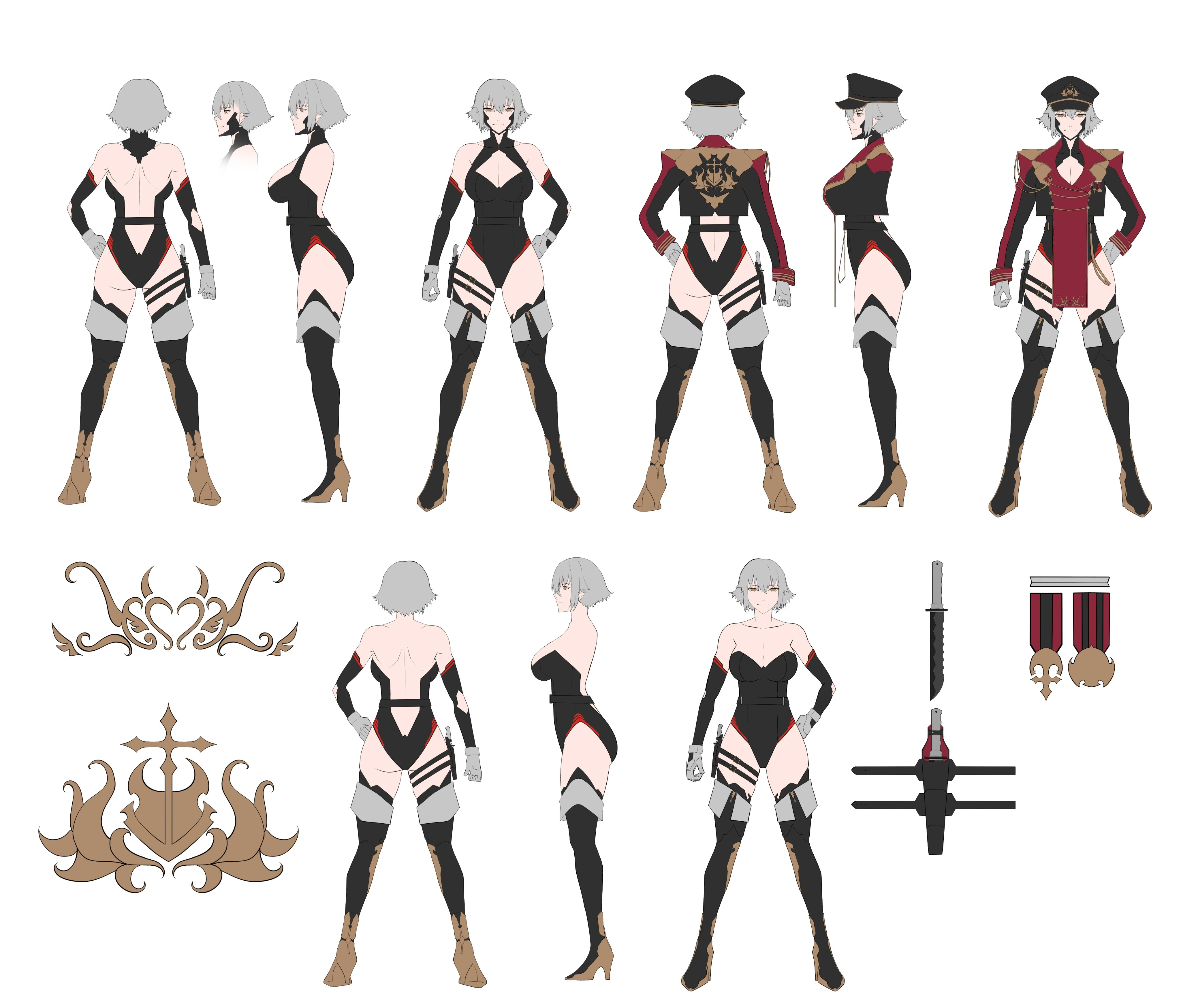 Commander Zentreya 2022 ref Sheet by KuroiEnpitsu
