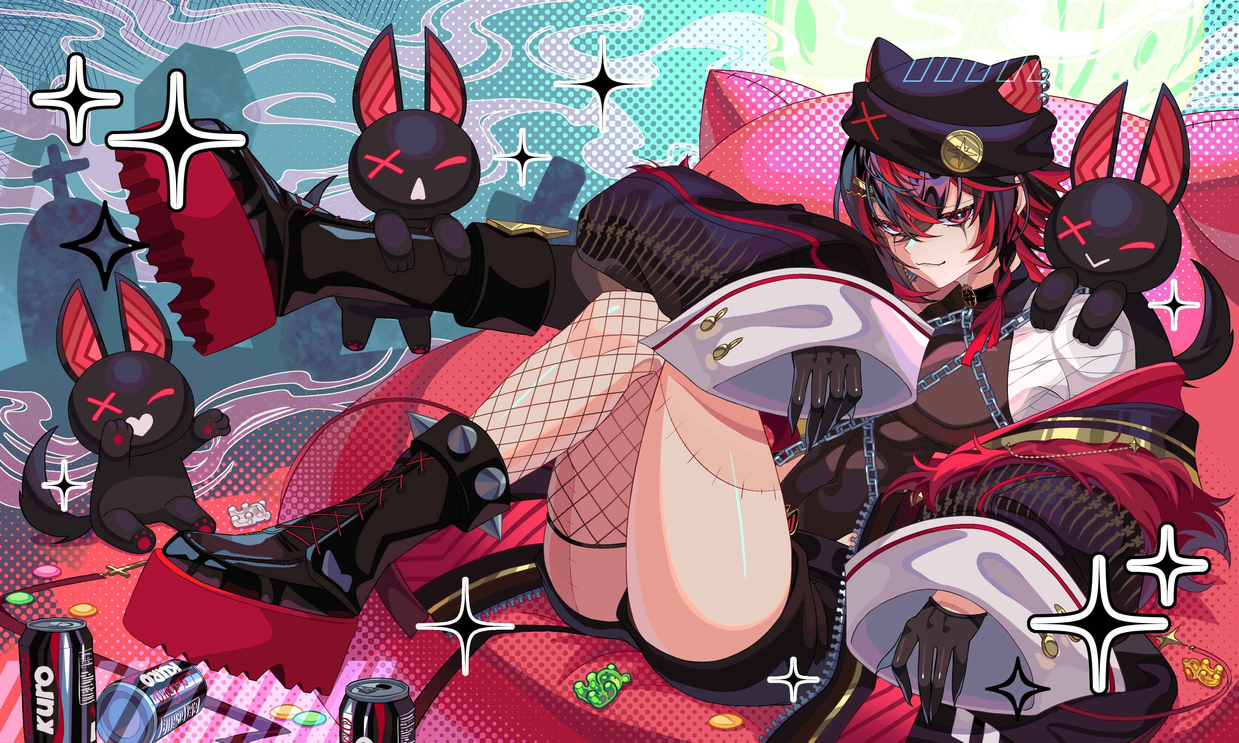 Waiting / Outro screen illustrated by xeapher (@xeyaya)