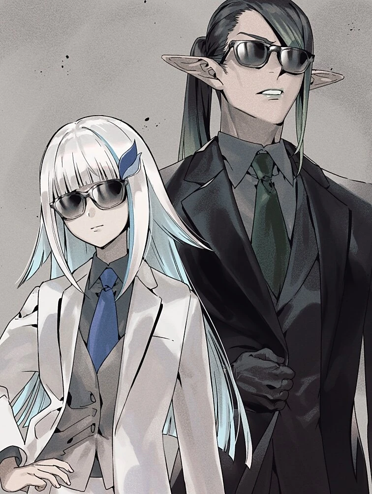 Lize Helesta and Hanabatake Chaika<br>by MIKΣ