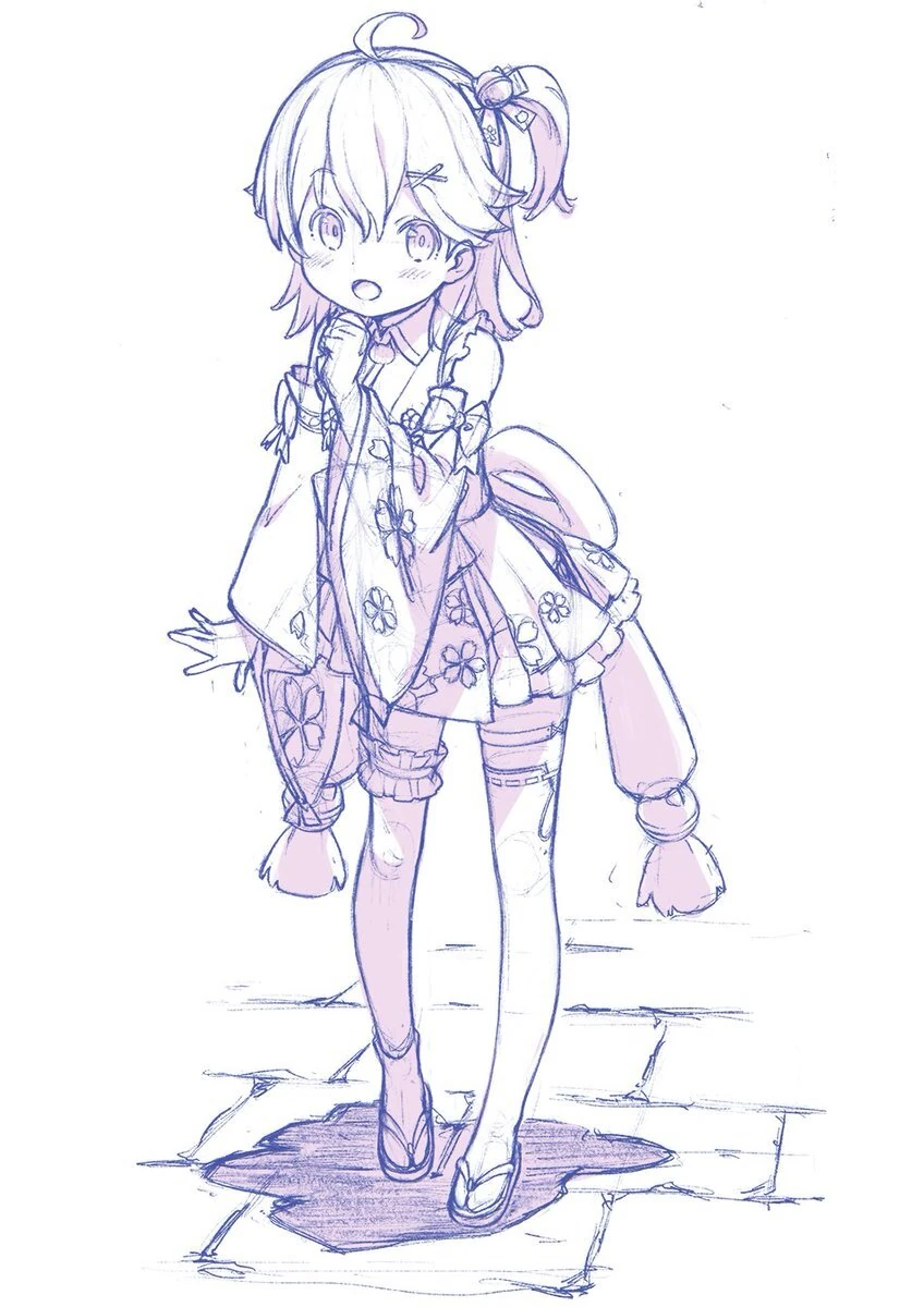Loli Miko Sketch by Kanzaki Hiro