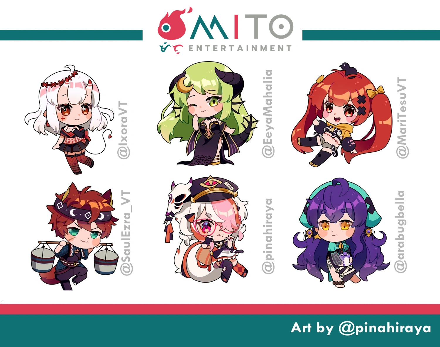 Mito 2023 Keychain Designs by Pina Hiraya