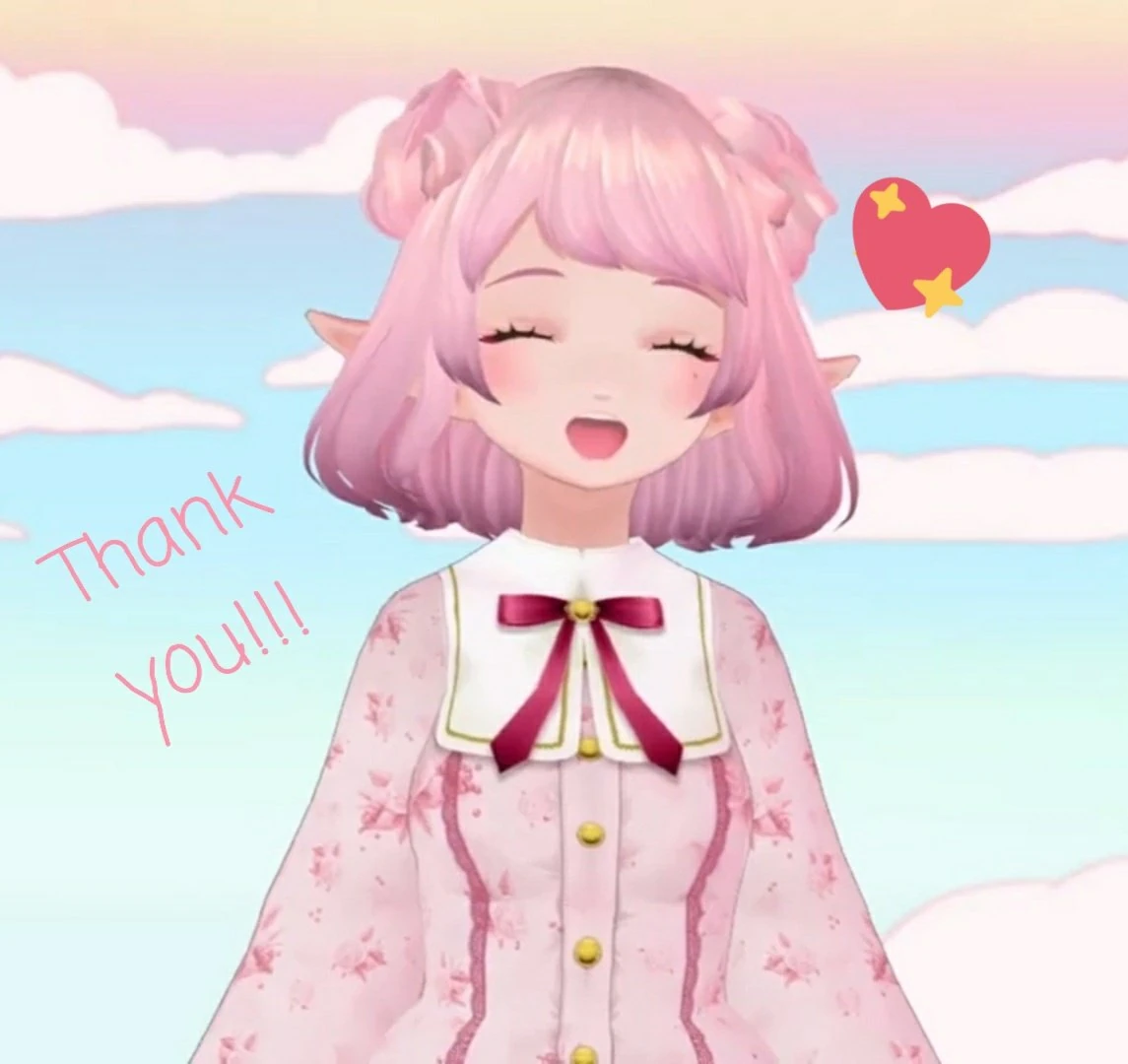 Pixal's original 3D model<br>by herself