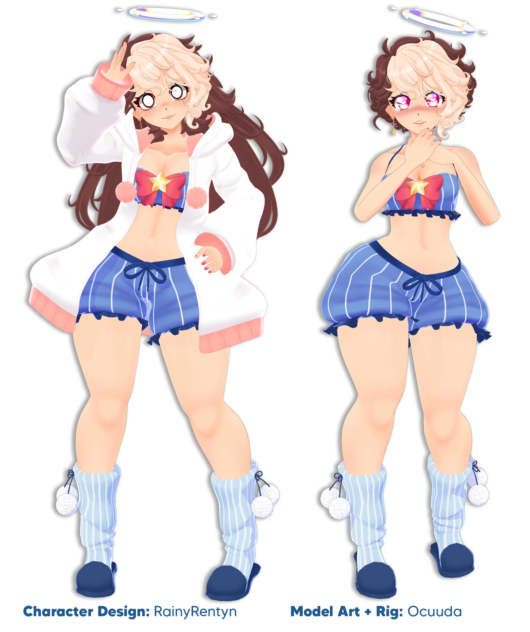 Comfy 3D<br>Model + Rig by Ocuuda