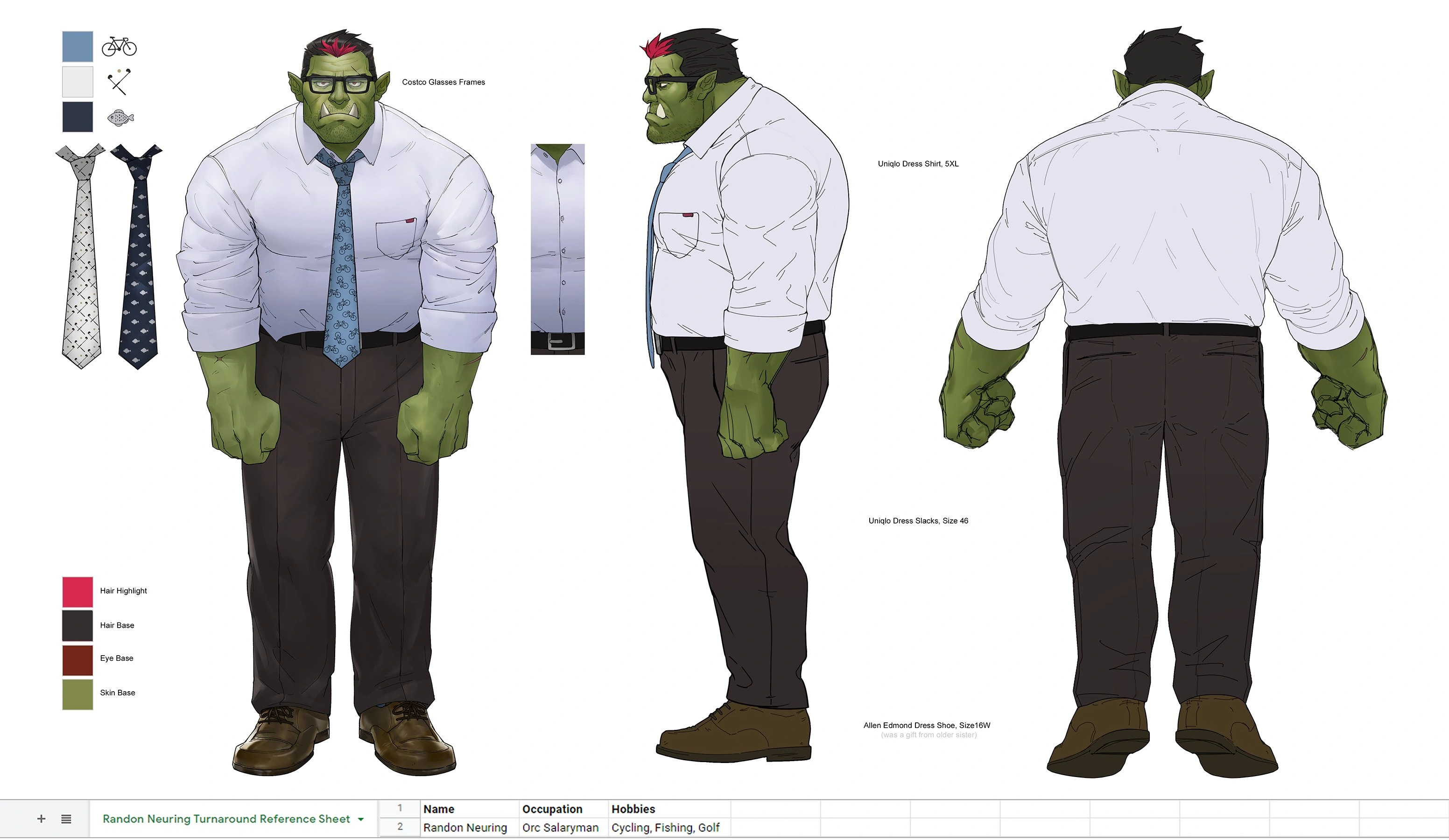 Reference Sheet