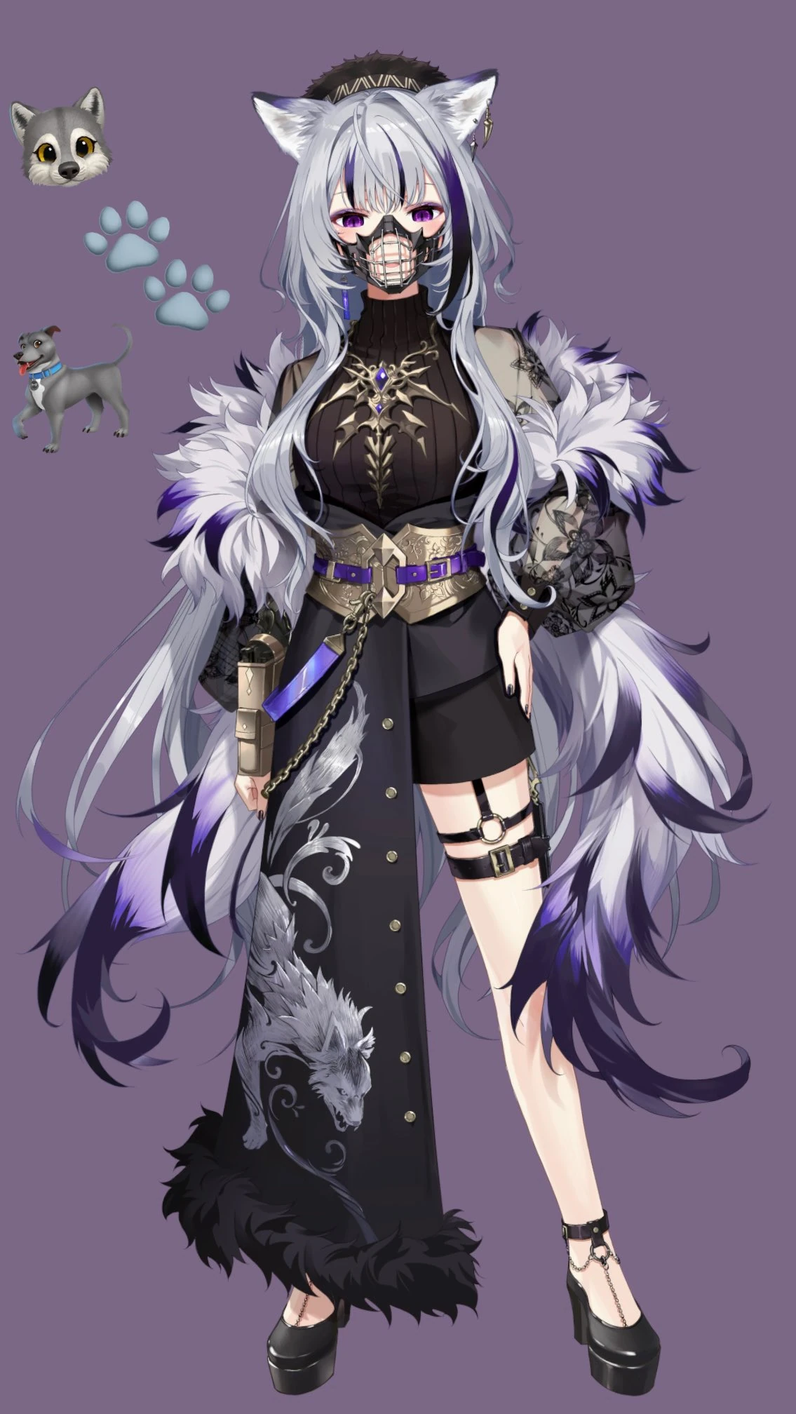 Siberian Husky Inspired Outfit by Ozaki Domino