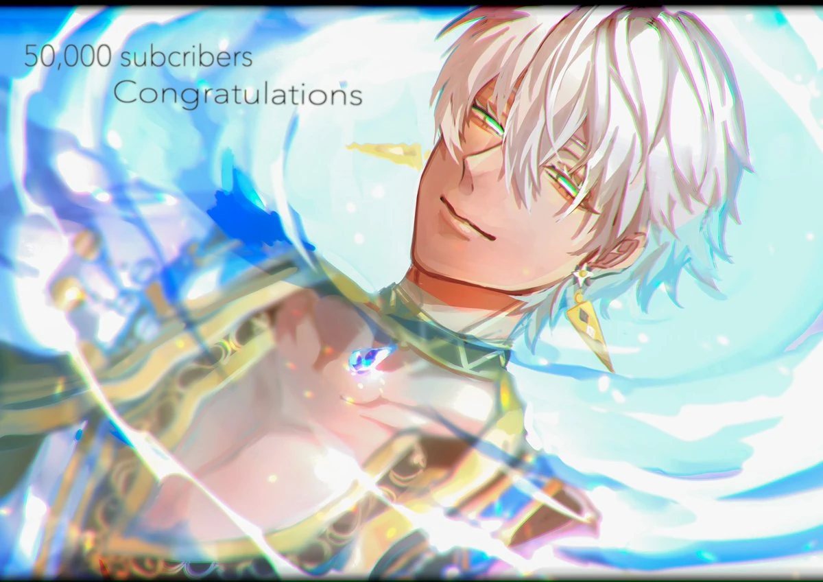 50,000 Subscribers Illustration<br>by Masuda