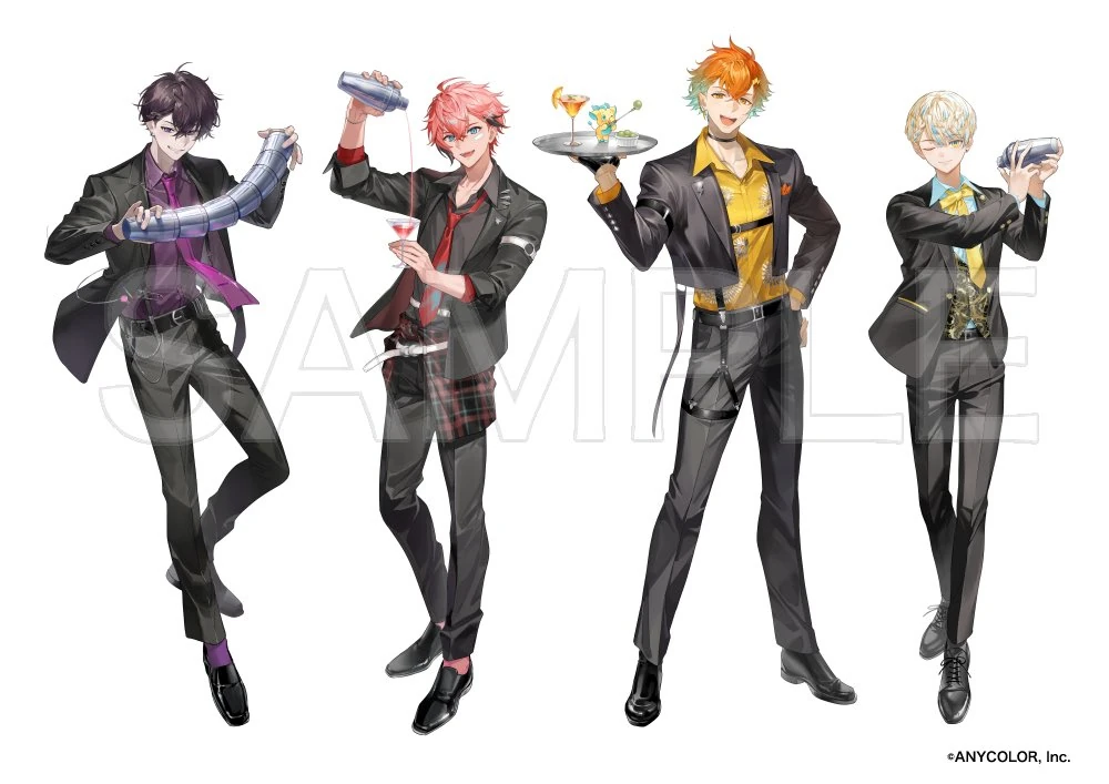 NIJISANJI × Animate Cafe "HEROIC BAR" Illustration<br>by bikku