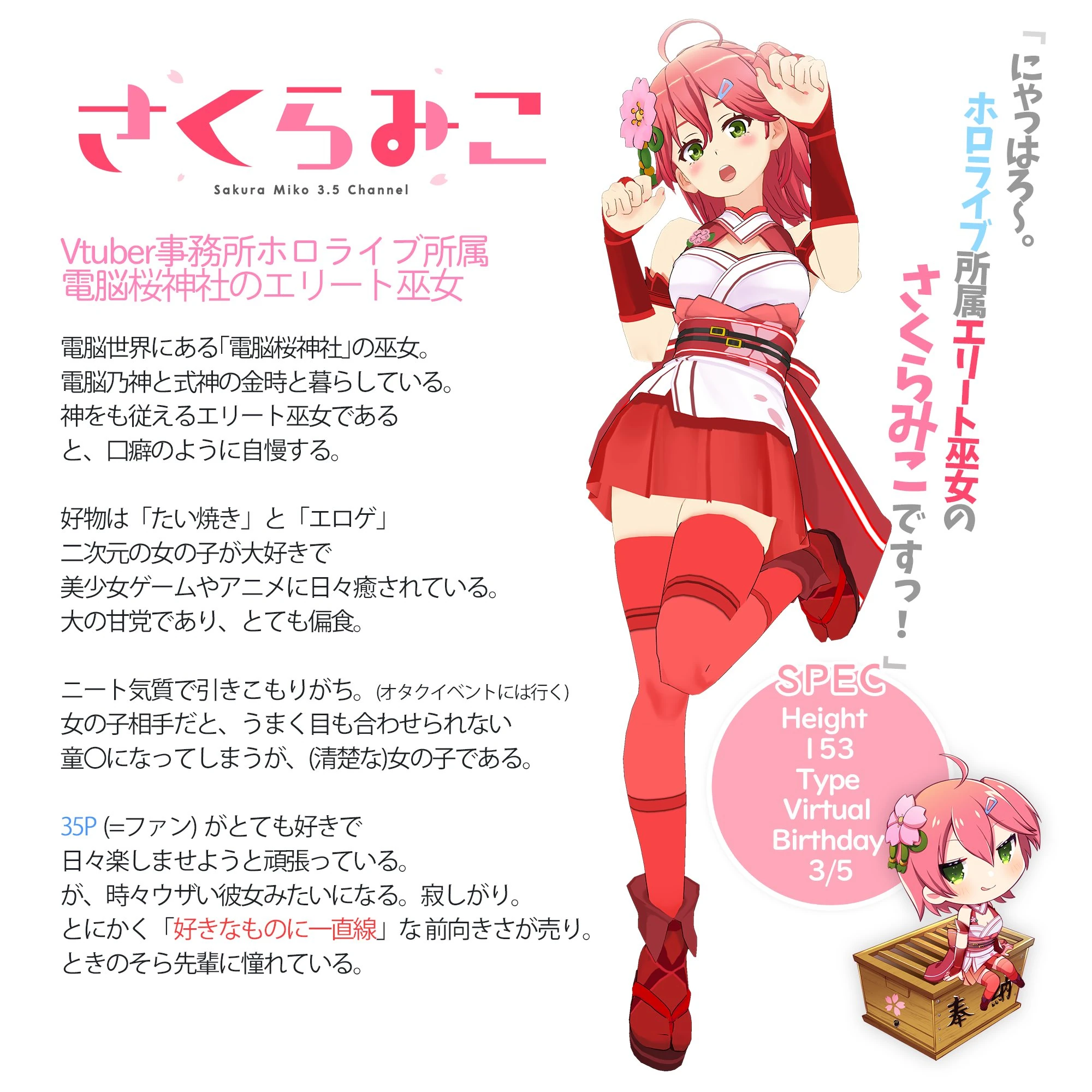 Sakura Miko's Description
