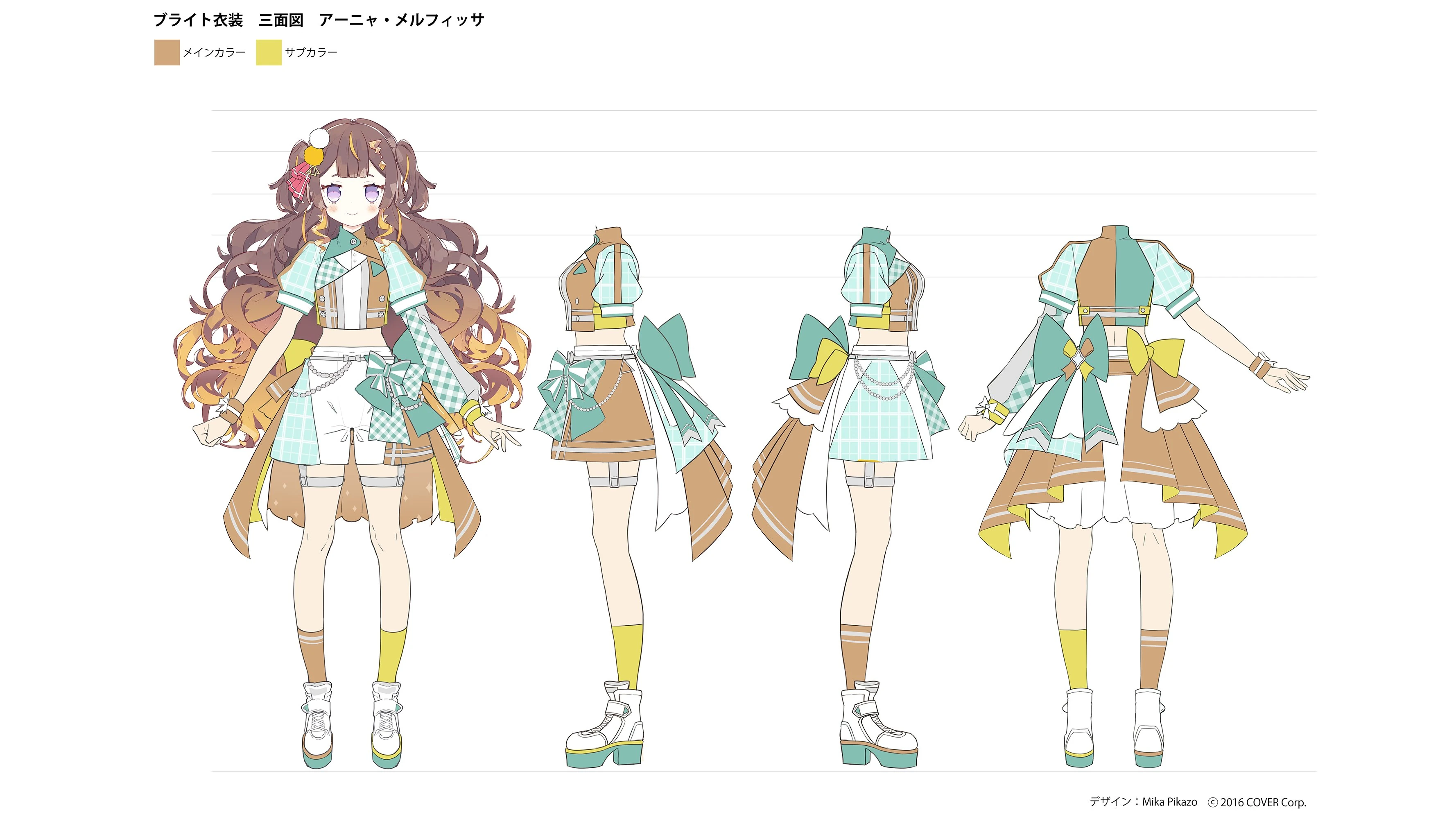 hololive 4th fes. Idol Costume Concept Illustration by Mika Pikazo