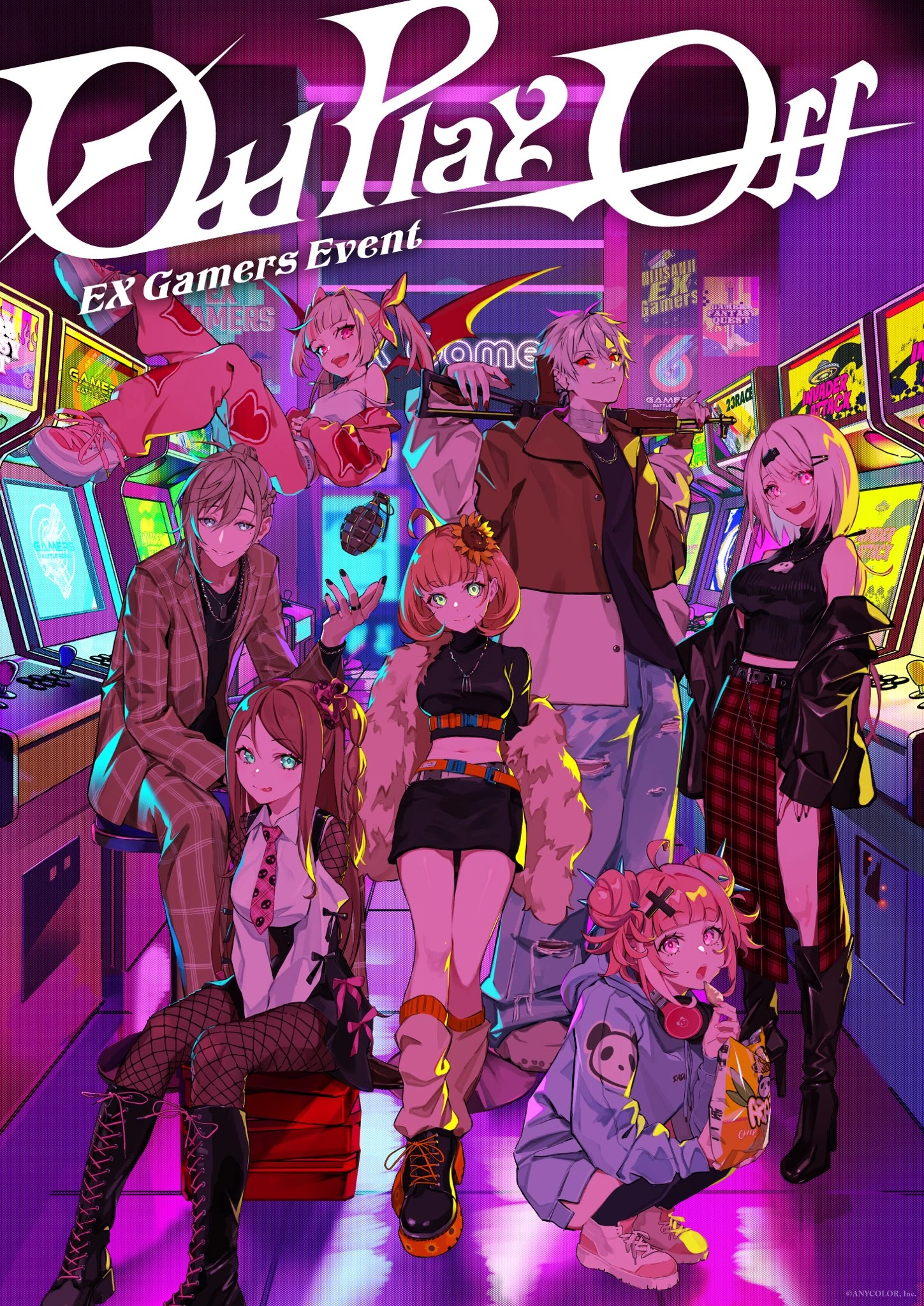 EX Gamers 7th Anniversary Festival Key Visual by LAM