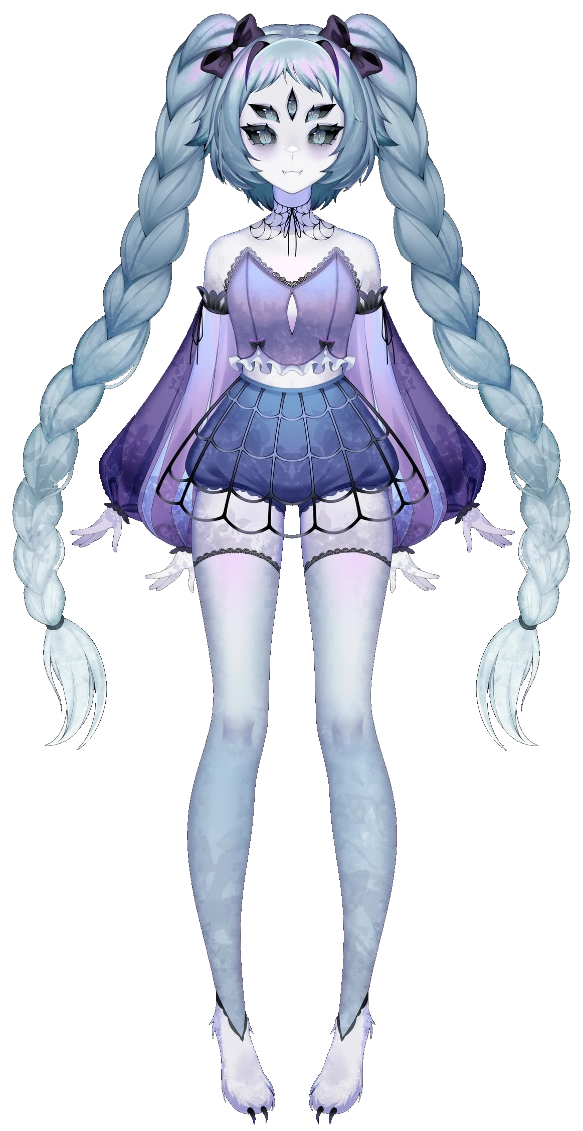 Full body of Lividy Blue.