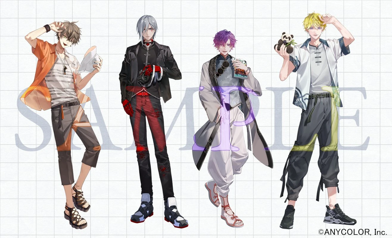 NIJISANJI EN Asia Travel 2023 Goods Illustration<br>by KiKi