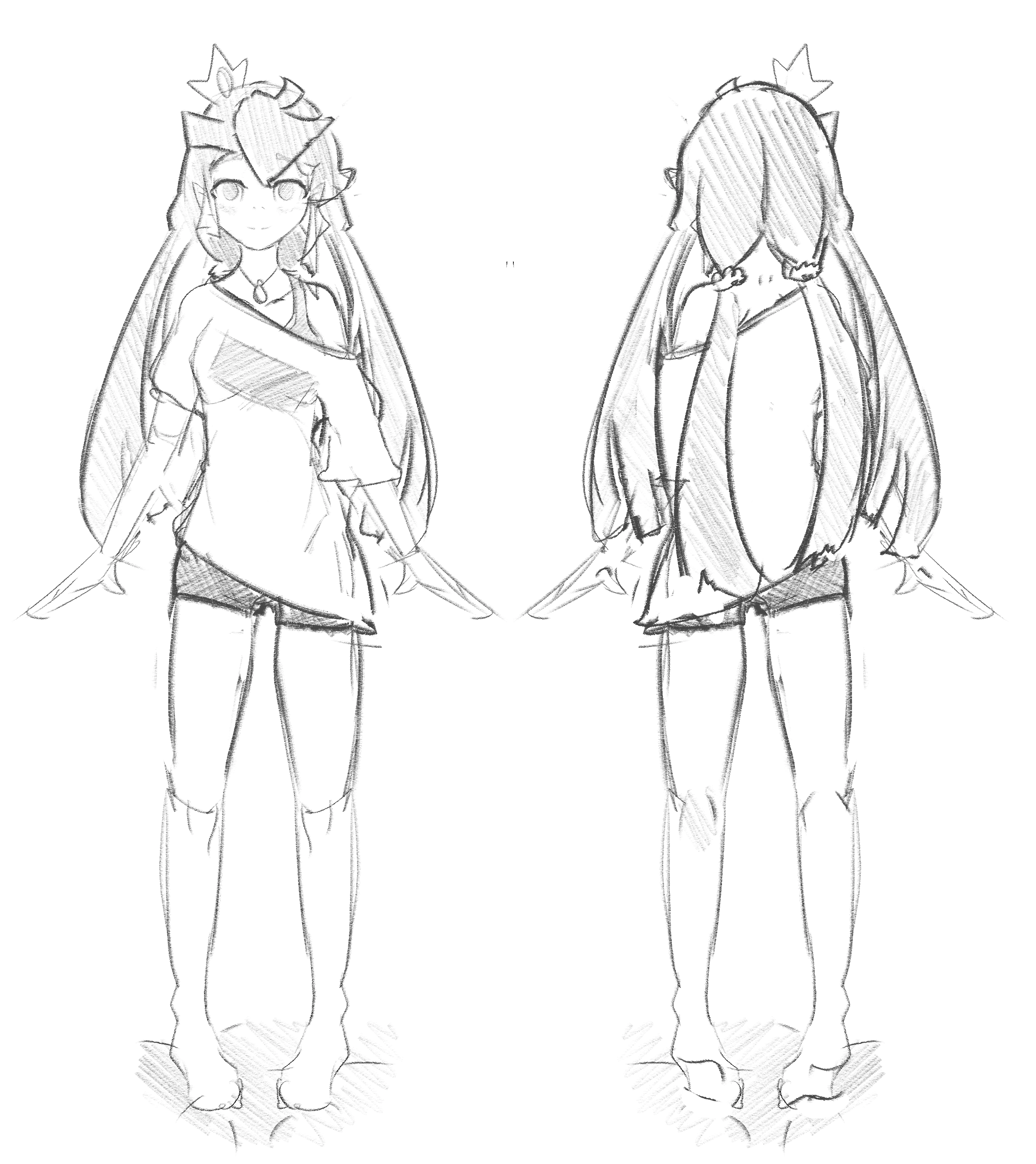 Nemu sketch for 3D artist<br>(by Nemu)