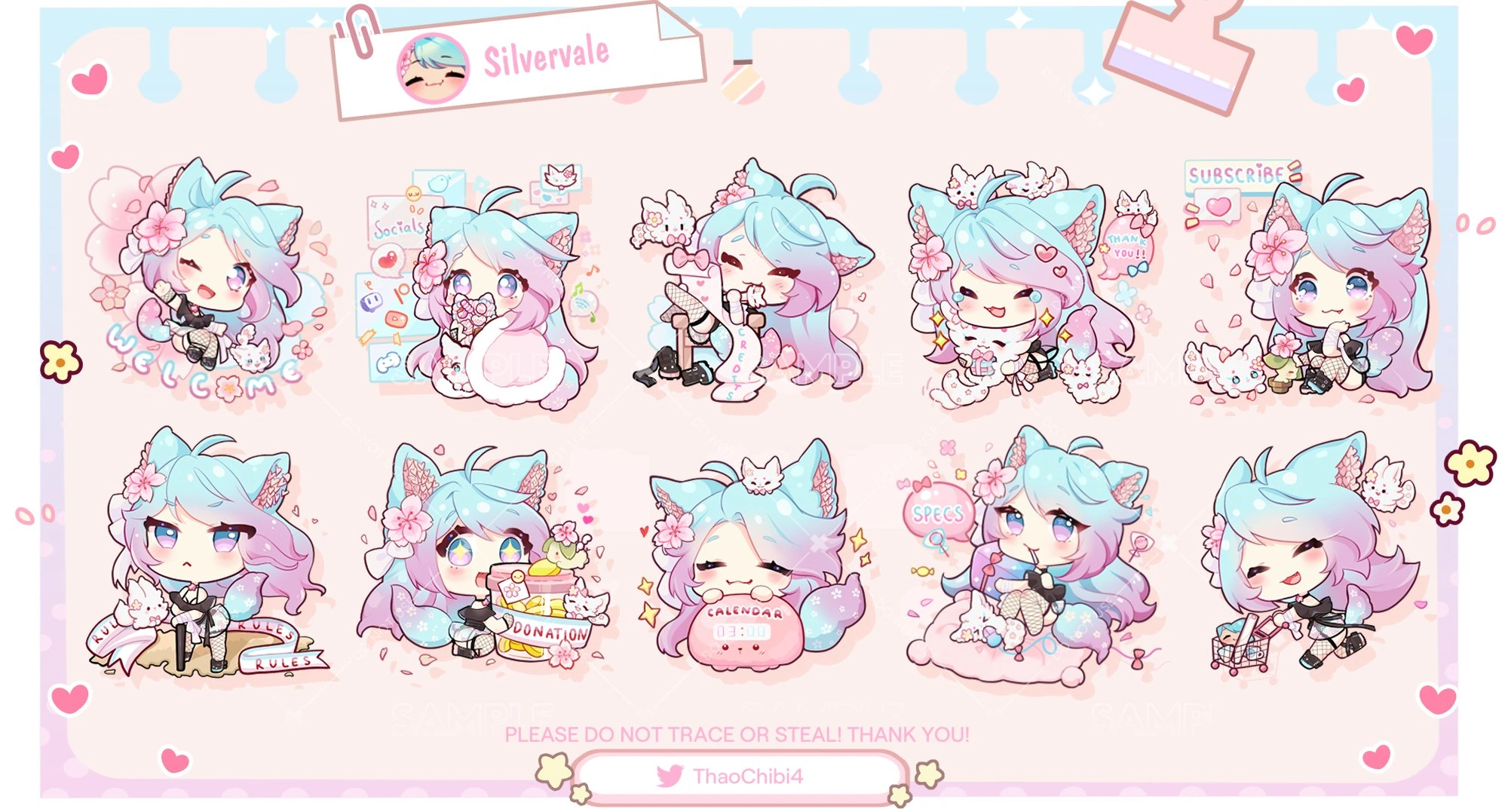 Silvervale Second panels by Thảo Chibi