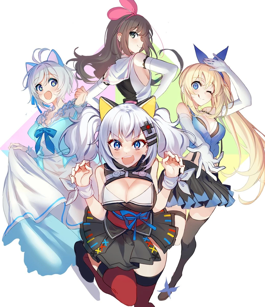 Four Heavenly Kings by [https://twitter.com/gingatrain814/status/1497541812067893249 Kawachi Rin]