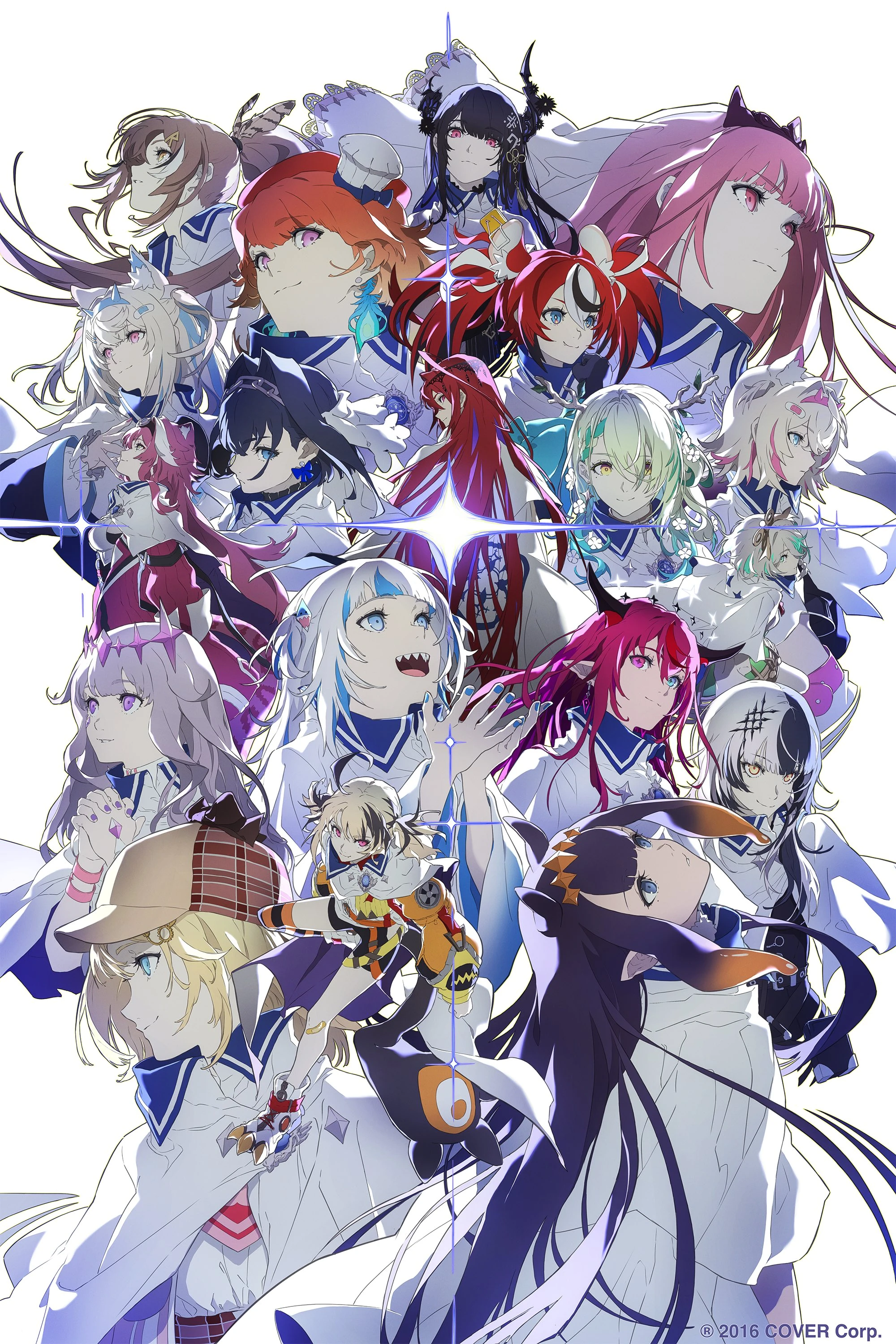 hololive English ENigmatic Recollection Key Visual<br>by SOLANI