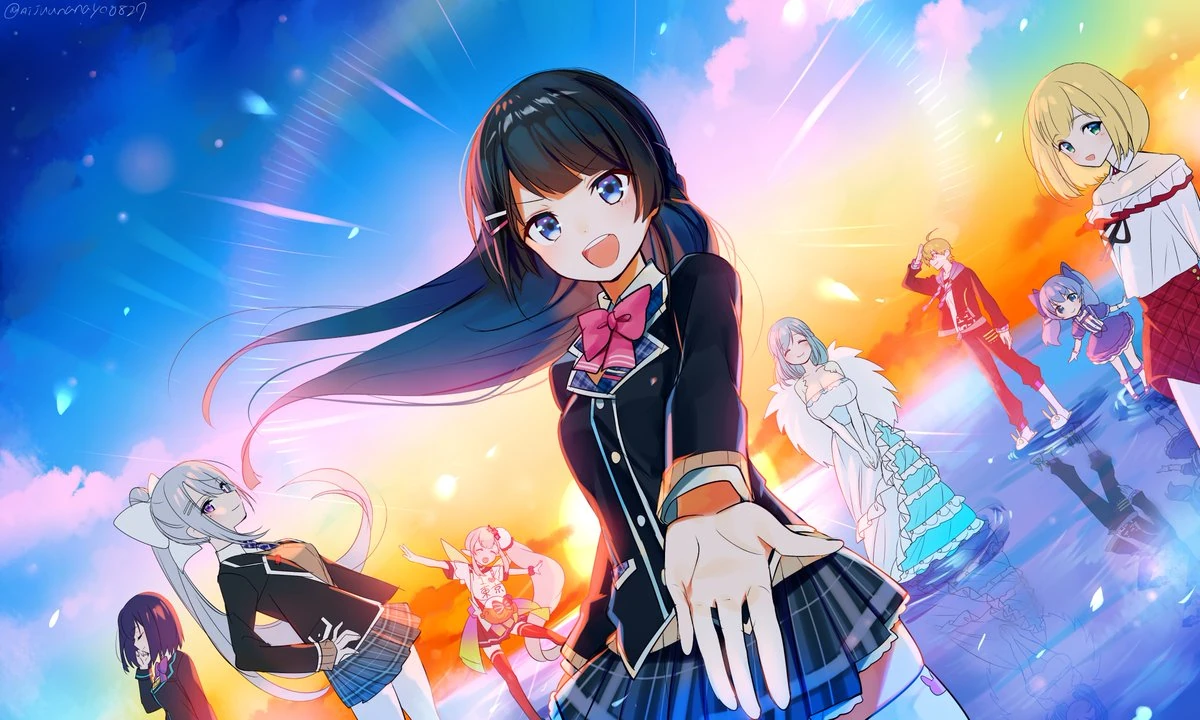 NIJISANJI 1st Generation First Anniversary Illustration<br>by Ninahachi
