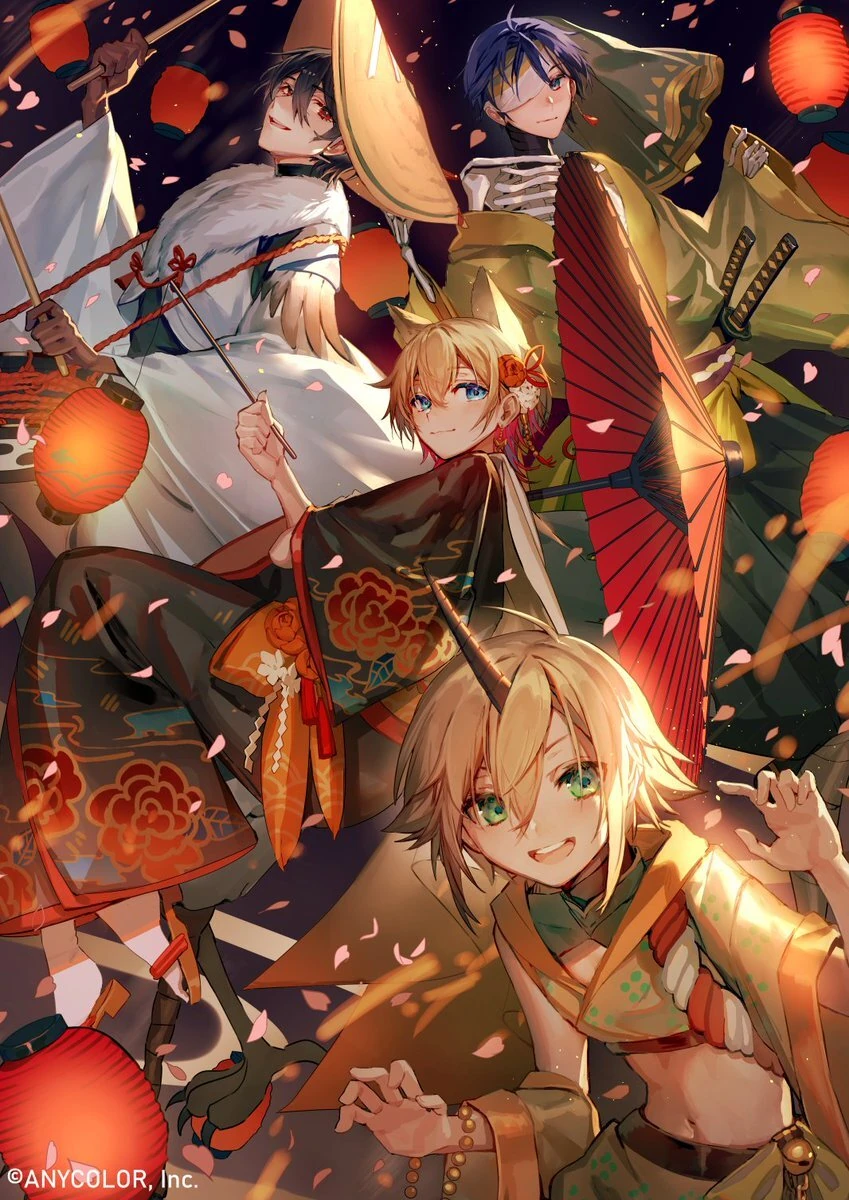 NIJISANJI DMM Scratch NZMN Illustration<br>by Mebaru