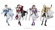 Luxiem 2nd Anniversary Goods Illustration by Iwamoto05