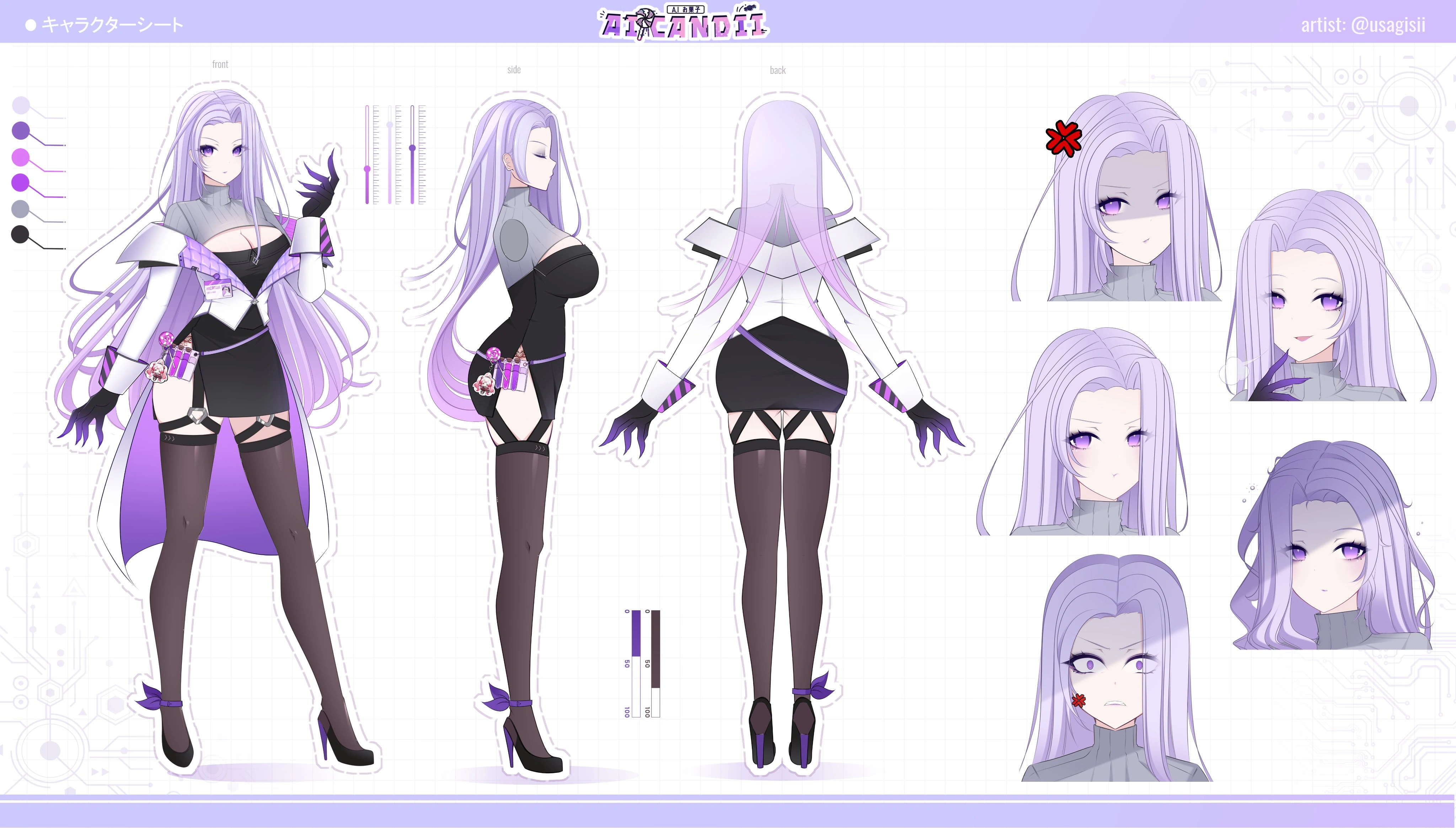 2022 Model Reference Sheet<br>(by Usagi Sii)