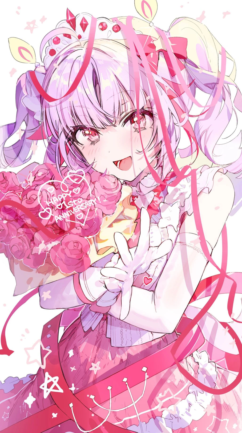 1st Anniversary Illustration by wata