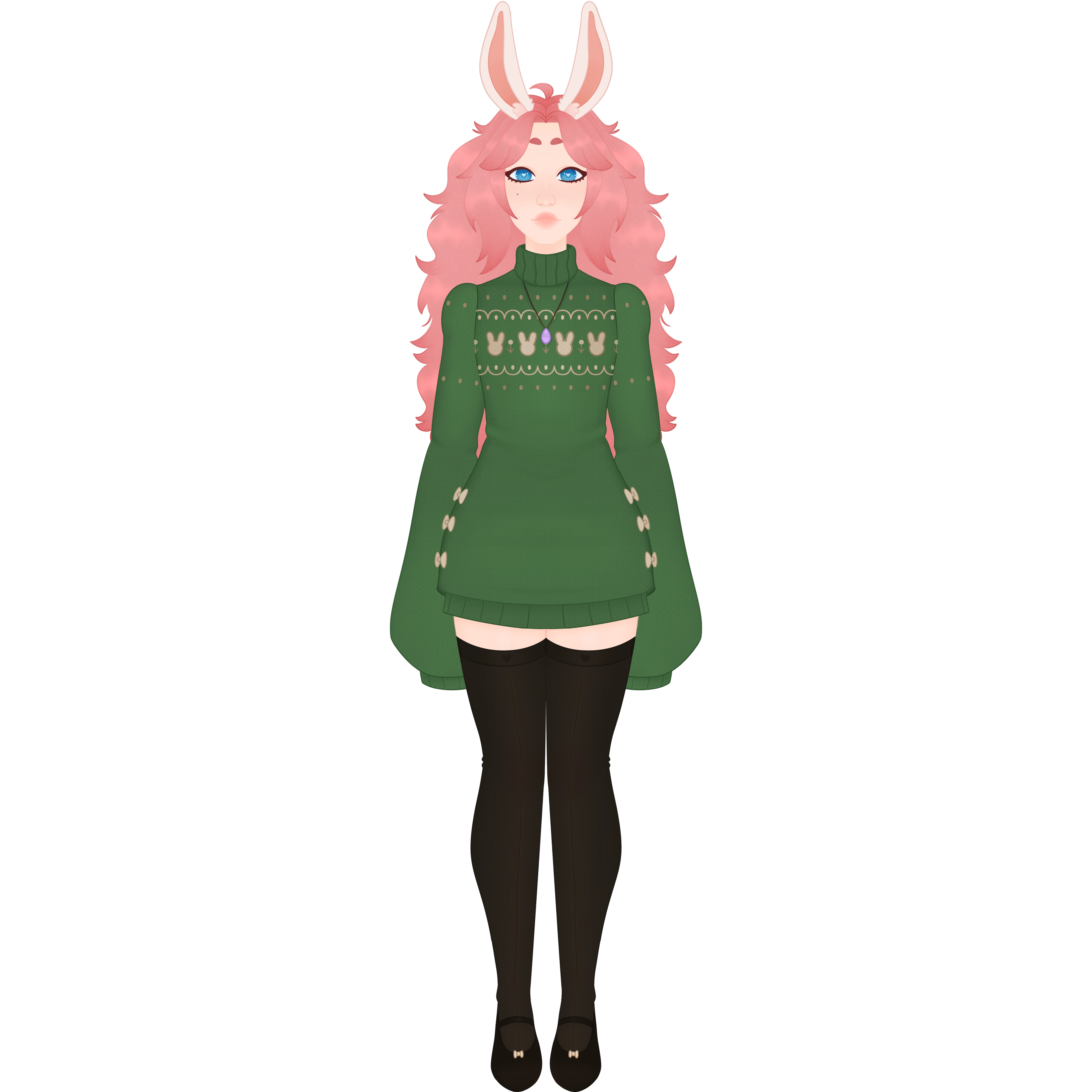 Battlekale's second design, the first iteration of "Lil Kale."